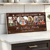 Personalized Love Builds A Happy Home Canvas Wall Art Custom Family Photo Collage Gift For Multi-Generation