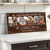 Personalized Love Builds A Happy Home Canvas Wall Art Custom Family Photo Collage Gift For Multi Generation