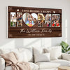 Personalized Love Builds A Happy Home Canvas Wall Art Custom Family Photo Collage Gift For Multi Generation