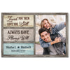 Personalized Love You Then Canvas - Custom Photo & Name Couple Wall Art