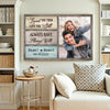 Personalized Love You Then Canvas - Custom Photo & Name Couple Wall Art