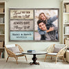 Personalized Love You Then Canvas - Custom Photo & Name Couple Wall Art