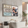Personalized Love You Then Canvas - Custom Photo & Name Couple Wall Art