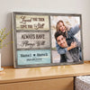 Personalized Love You Then Canvas - Custom Photo & Name Couple Wall Art