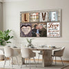 Personalized Love You Then Still Canvas - Custom Couple Wall Art Anniversary Gift
