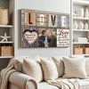 Personalized Love You Then Still Canvas - Custom Couple Wall Art Anniversary Gift