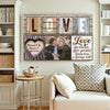 Personalized Love You Then Still Canvas - Custom Couple Wall Art Anniversary Gift