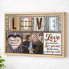 Personalized Love You Then Still Canvas - Custom Couple Wall Art Anniversary Gift - Natural Frame / 12x9