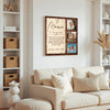 Personalized Mama Definition Canvas Custom Photo Wall Art Gift for Mother’s Day or Birthday
