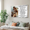 Personalized Marriage Prayer Canvas Wall Art Custom Photo Couple Anniversary Husband And Wife Romantic Gift