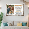 Personalized Marriage Prayer Lord Helps Us To Remember Canvas Wall Art Custom Photo Couple For Husband And Wife