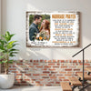 Personalized Marriage Prayer Lord Helps Us To Remember Canvas Wall Art Custom Photo Couple For Husband And Wife
