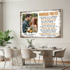 Personalized Marriage Prayer Lord Helps Us To Remember Canvas Wall Art Custom Photo Couple For Husband And Wife