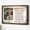 Personalized Marriage Prayer Lord Helps Us To Remember Canvas Wall Art Custom Photo Couple For Husband And Wife
