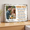 Personalized Marriage Prayer Lord Helps Us To Remember Canvas Wall Art Custom Photo Couple For Husband And Wife