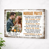 Personalized Marriage Prayer Lord Helps Us To Remember Canvas Wall Art Custom Photo Couple For Husband And Wife