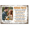 Personalized Marriage Prayer Lord Helps Us To Remember Canvas Wall Art Custom Photo Couple For Husband And Wife