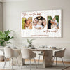 Personalized Mom Canvas Prints - Gift for - You Are The Best In World