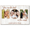 Personalized Mom Canvas Prints - Gift for - You Are The Best In World