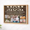Personalized Mom For Every Time We Forgot To Say Thank You Canvas Wall Art Custom Photo Gift Mother Mother’s Day