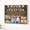 Personalized Mom For Every Time We Forgot To Say Thank You Canvas Wall Art Custom Photo Gift Mother Mother’s Day