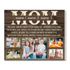 Personalized Mom For Every Time We Forgot To Say Thank You Canvas Wall Art Custom Photo Gift Mother Mother’s Day
