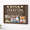 Personalized Mom For Every Time We Forgot To Say Thank You Canvas Wall Art Custom Photo Gift Mother Mother’s Day