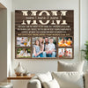 Personalized Mom For Every Time We Forgot To Say Thank You Canvas Wall Art Custom Photo Gift Mother Mother’s Day