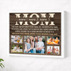 Personalized Mom For Every Time We Forgot To Say Thank You Canvas Wall Art Custom Photo Gift Mother Mother’s Day