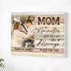 Personalized Mom No Matter How Big I Get Canvas Custom Photo Wall Art Mother’s Day Gift For Mommy - Frame / 14x11