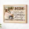 Personalized Mom No Matter How Big I Get Canvas Custom Photo Wall Art Mother’s Day Gift For Mommy - Natural Frame