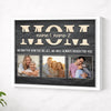 Personalized Mom No Matter How Big We Get Canvas Wall Art Custom Photo Gift For Mother’s Day And Birthday Form Son