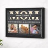 Personalized Mom No Matter How Big We Get Canvas Wall Art Custom Photo Gift For Mother’s Day And Birthday Form Son