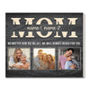 Personalized Mom No Matter How Big We Get Canvas Wall Art Custom Photo Gift For Mother’s Day And Birthday Form Son