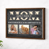 Personalized Mom No Matter How Big We Get Canvas Wall Art Custom Photo Gift For Mother’s Day And Birthday Form Son