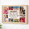 Personalized Mom Thanks For Being Our Hero Canvas Wall Art Custom Photo Appreciation Decor Mother’s Day Gift - Natural