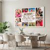 Personalized Mom Thanks For Being Our Hero Canvas Wall Art Custom Photo Appreciation Decor Mother’s Day Gift