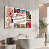 Personalized Mom Thanks For Being Our Hero Canvas Wall Art Custom Photo Appreciation Decor Mother’s Day Gift