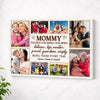 Personalized Mom Thanks For Being Our Hero Canvas Wall Art Custom Photo Appreciation Decor Mother’s Day Gift - No Frame