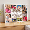 Personalized Mom Thanks For Being Our Hero Canvas Wall Art Custom Photo Appreciation Decor Mother’s Day Gift