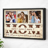 Personalized Mom To The World You Are One Person Canvas Wall Art Custom Photo Gift For Mommy From Your Children - Black
