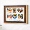 Personalized Mom We Love You Canvas Wall Art Custom Photo Gift For Home Decor Mother’s Day Birthday - Natural Frame