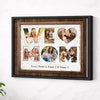 Personalized Mom We Love You Canvas Wall Art Custom Photo Gift For Home Decor Mother’s Day Birthday - Black Frame