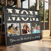 Personalized Mom You Are The Heart Of Our Family Canvas Wall Art Custom Photo Gift For Mother’s Day Birthday Form Son