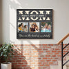 Personalized Mom You Are The Heart Of Our Family Canvas Wall Art Custom Photo Gift For Mother’s Day Birthday Form Son