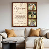 Personalized Momma Definition Canvas Custom Photo Gift for Mom Mothers Day or Birthday Present