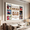 Personalized My Favorite Archer Calls Me Dad Canvas Wall Art Custom Photo Gift For Father’s Day And Birthday From Son