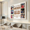Personalized My Favorite Archer Calls Me Dad Canvas Wall Art Custom Photo Gift For Father’s Day And Birthday From Son