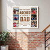 Personalized My Favorite Archer Calls Me Dad Canvas Wall Art Custom Photo Gift For Father’s Day And Birthday From Son