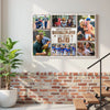 Personalized My Favorite Baseball Players Calls Me Dad Canvas Wall Art Custom Photo Collage Father’s Day Gift Fun